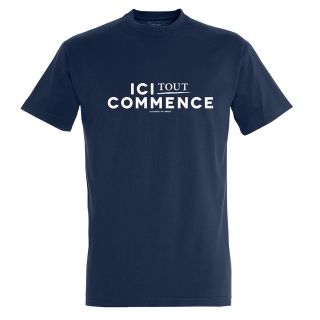 T-shirt HOMME logo ITC BLEU MARINE