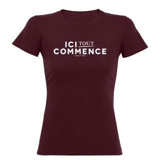 T-shirt FEMME logo ITC BORDEAUX