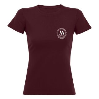 T-shirt FEMME Logo coeur spoon BORDEAUX