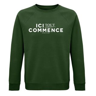 Sweat sans Capuche Logo ITC VERT