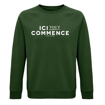 Sweat sans Capuche Logo ITC VERT