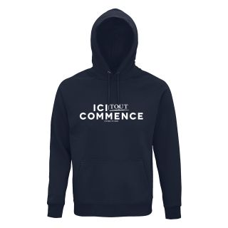 Sweat à Capuche Logo ITC BLEU MARINE