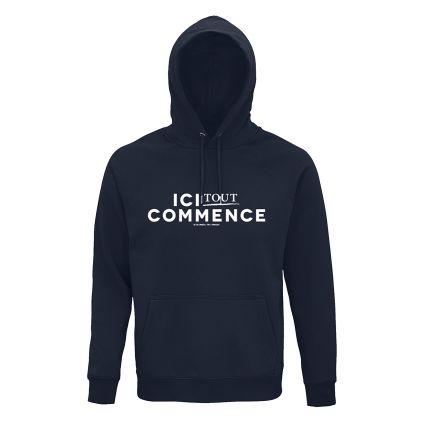 Sweat à Capuche Logo ITC BLEU MARINE
