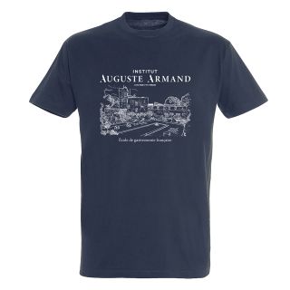 T-shirt Unisexe Institut Auguste Armand BLEU MARINE