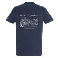 T-shirt Unisexe Institut Auguste Armand BLEU MARINE