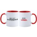 Mug Bicolore BLANC et ROUGE ITC Personnalisable