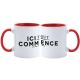 Mug Bicolore BLANC et ROUGE ITC