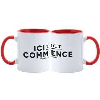 Mug Bicolore BLANC et ROUGE ITC