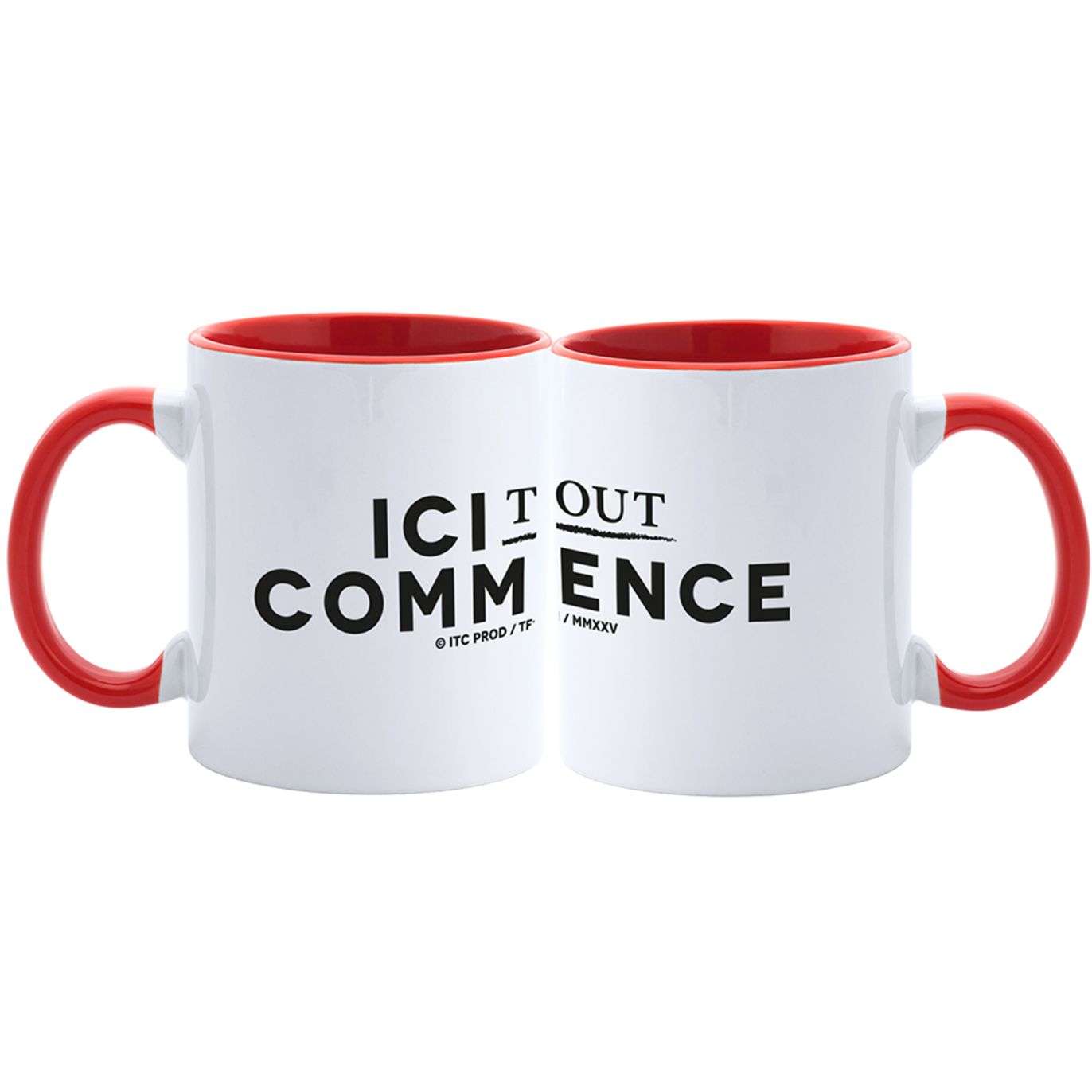 Mug Bicolore BLANC et ROUGE ITC