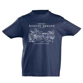 T-shirt Enfant Institut Auguste Armand BLEU MARINE