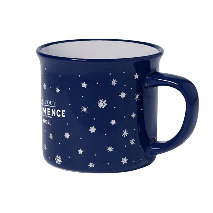 Mug de Noël ITC BLEU MARINE