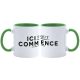 Mug Bicolore BLANC et VERT ITC