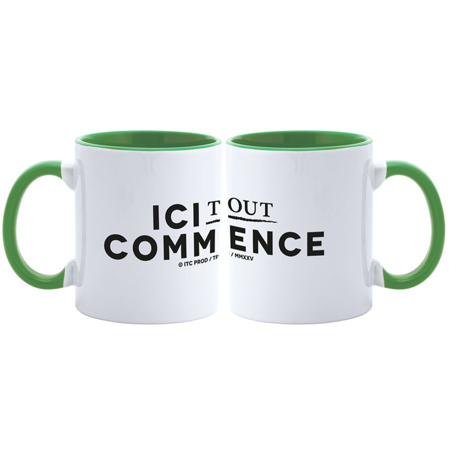 Mug Bicolore BLANC et VERT ITC