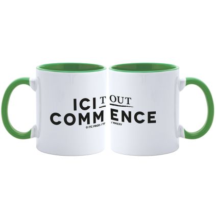 Mug Bicolore BLANC et VERT ITC