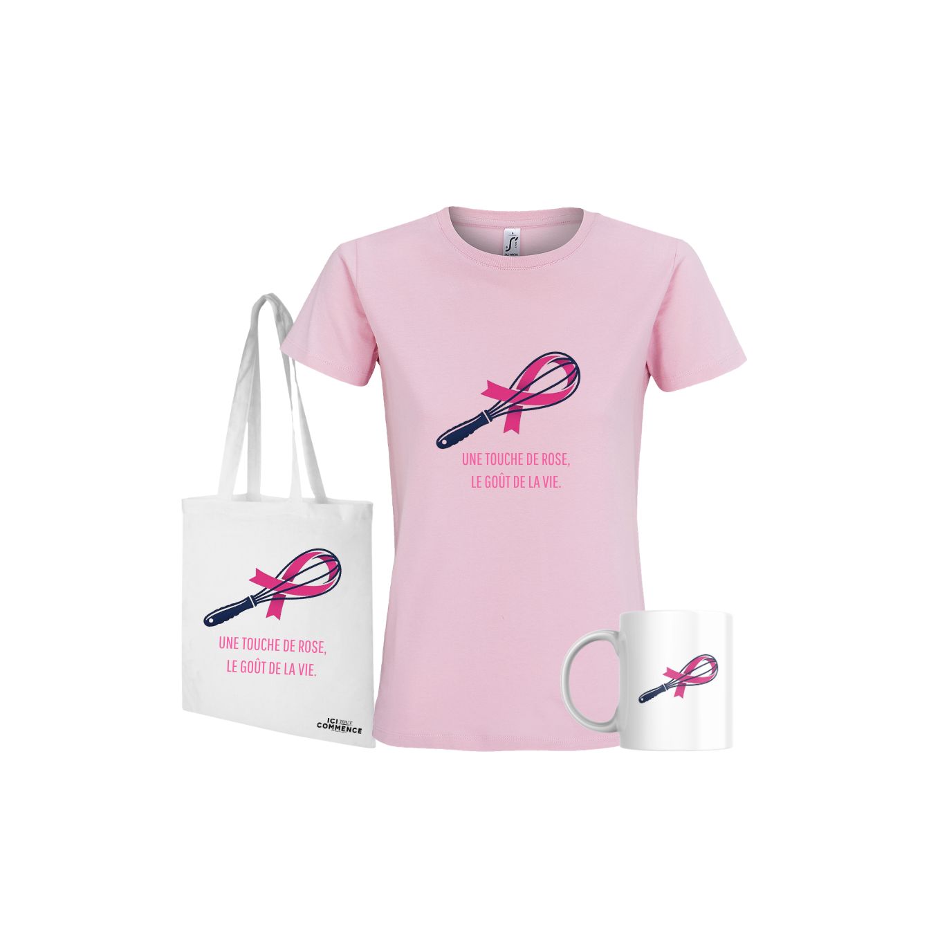 Pack Une Touche de Rose, le Goût de la Vie