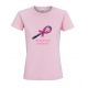 Tee-shirt Rose Une Touche de Rose, le Goût de la Vie - Femme