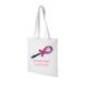 Tote bag Blanc Une Touche de Rose, le Goût de la Vie