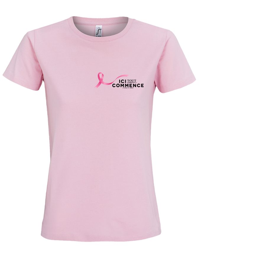 Tee-shirt Rose Ruban ITC - Femme